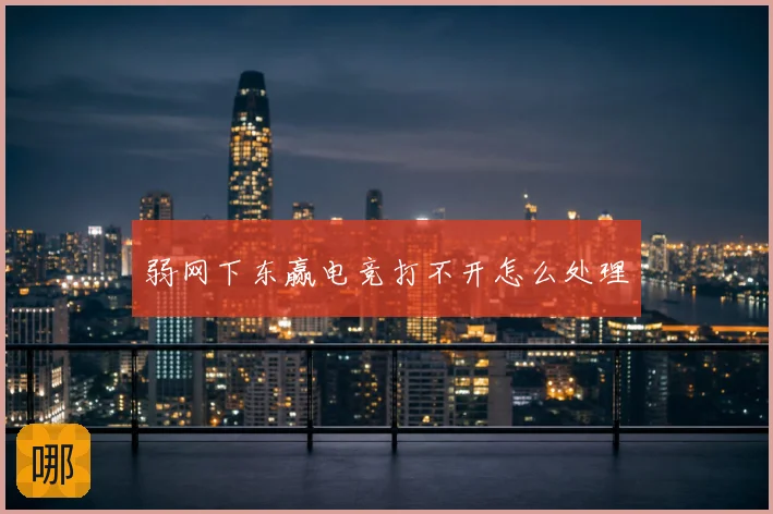 弱网下东赢电竞打不开怎么处理